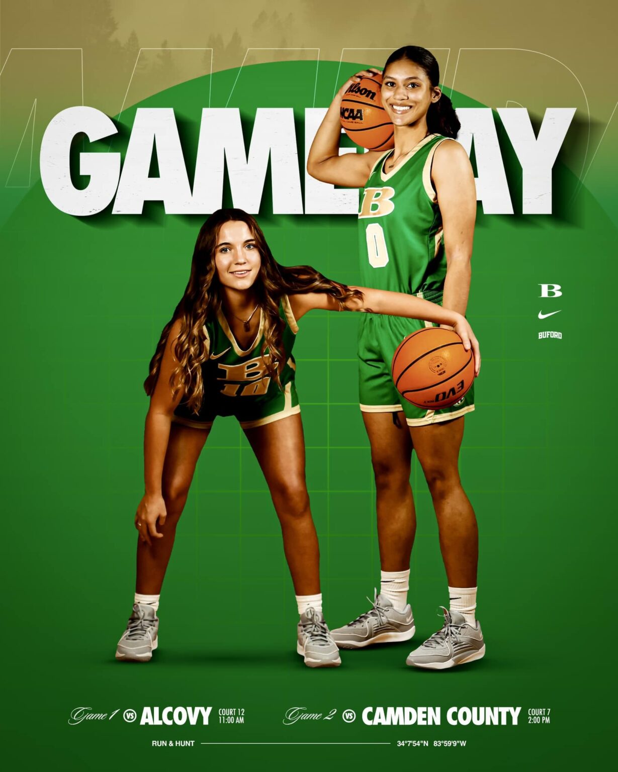 buford girls basketball game day